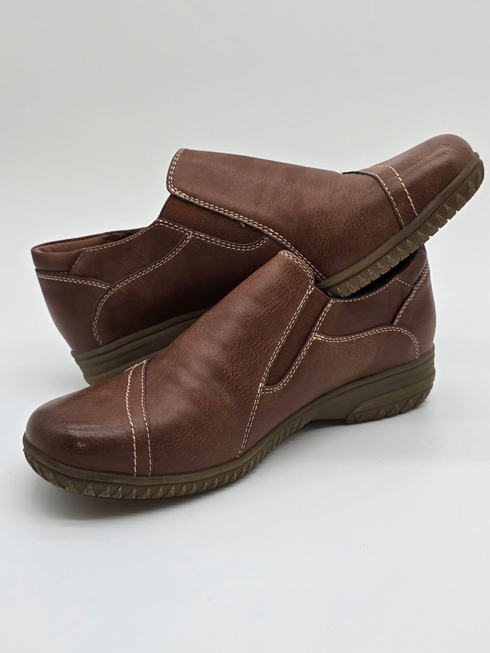 Patrizia Women’s Brown Slip-On Moccasin Clogs Size 7